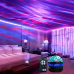 Starry Sky Galaxy Projector LED Night Light – USB Aurora Lamp with Remote