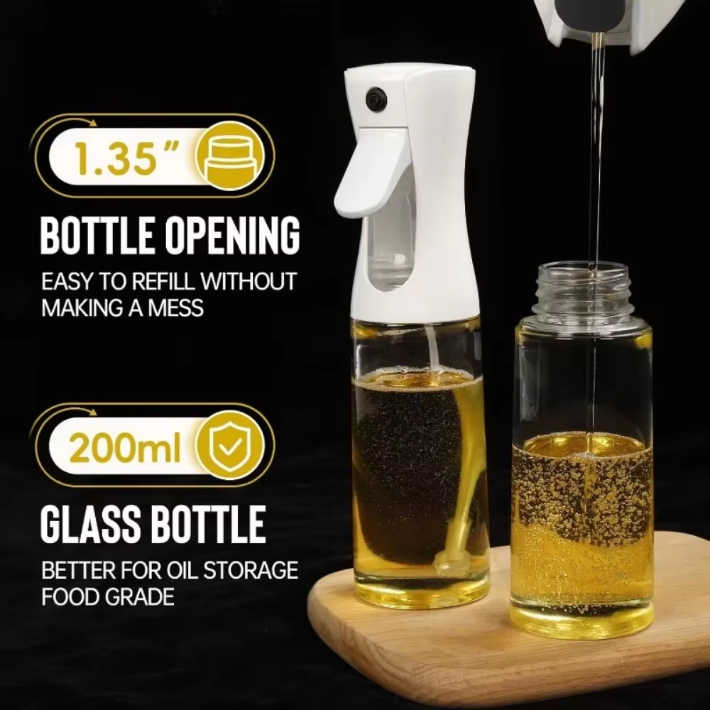 Oil Spray for Cooking | Olive Oil Dispenser & Reusable Mist Sprayer sbd1749abad6a4dbb8876f599f86135fei